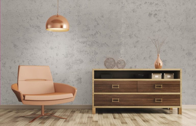 Parete decorata con pittura decorativa Duomo di Ferrara Design